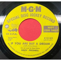 Harv Presnell If You Are But a Dream / Charade 45 Pop Promo MGM K13189 - £9.61 GBP