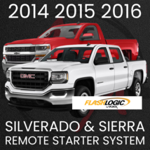 2014, 2015, &amp; 2016 SILVERADO or SIERRA 1500 Flashlogic Remote Starter Sy... - $149.95