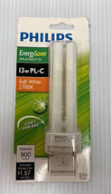 PHILIPS Energy Saver Replacement CFL 13W PL-C Cool White 2700K Light Bulb - £6.96 GBP