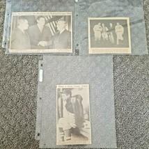 Vintage 1930-40s Babe Ruth Jesse Owens B&amp;W Newspaper Articles Clippings - £31.86 GBP