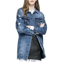 Fiore Jeans distressed denim jacket L - £36.20 GBP