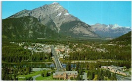 Vintage Banff Cascade Mountain Canada Canadian Rockies Unused Postcard - £41.11 GBP
