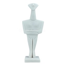 Cycladic Nude Female Figurine Idol Greek Modern Art Statue Sculpture Museum Copy - £37.61 GBP