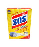 SOS Steel Wool Soap Pads 18 Pack - $134.46 MXN