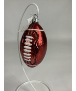 Christopher Radko Handblown Glass Football Christmas Ornament - $40.73 CAD