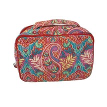 Vera Bradley Women&#39;s Signature Cotton Large Makeup Organizer Case - £42.54 GBP