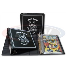 3 BCW 3&quot; Heavy Duty D-ring Black Comic Book Binder Albums - £30.96 GBP