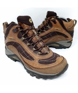 Merrell Womens Siren Mid Brown Waterproof Vibram Trail Hiking Boots - Size 7 - $29.95