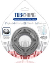 Hair Catcher/Strainer/Snare, Round, Gray, Tubring The Ultimate Tub Drain - $726.21 MXN