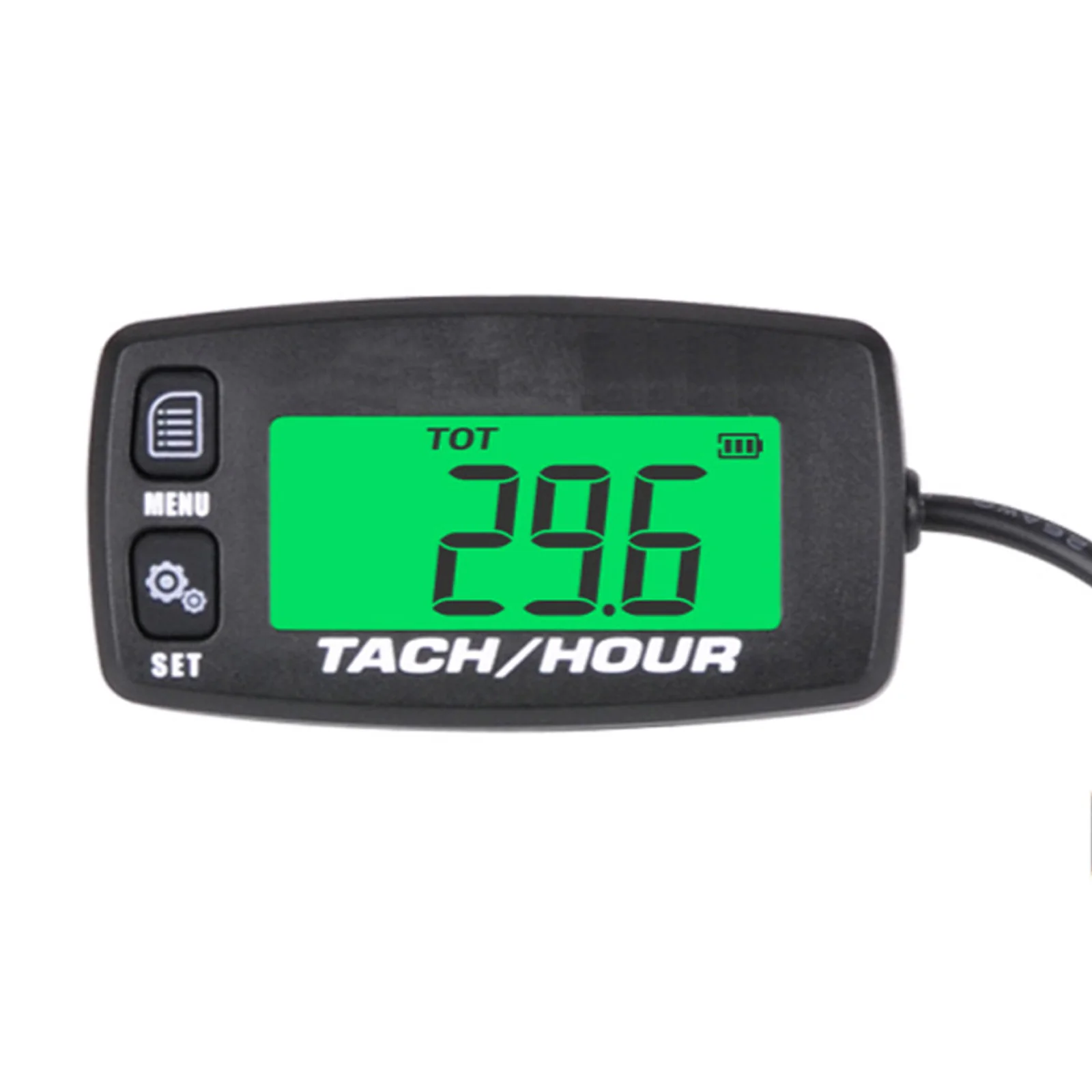 Tachometer Motorcycle Meter Resettable Digital Tacho Hour Meter For Boats Marine - £24.60 GBP
