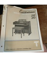 Original Thomas Organ / Californian 252 253 /  Schematics,Service Info -... - £15.56 GBP