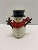 Bee &amp; Willow Christmas Snowman Scented Oil Plug in Warmer No Oil - £11.17 GBP