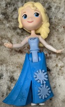 Disney Frozen Little Kingdom Elsa Doll w/ Dress &amp; Snowflakes - £6.37 GBP