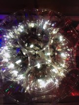 Lighted Sparkle-ball Handmade Beauty ready To Hang, Christmas, Wedding , Party - £92.66 GBP