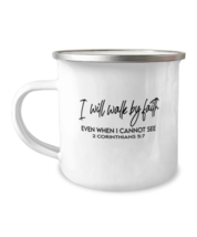 Religious Mugs I Will Walk By Faith Camper-Mug  - £14.07 GBP