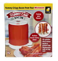 Yummy Can Bacon Microwaveable Bacon Cooker- New In Box - $9.90