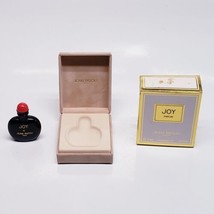 Empty Perfume Bottle Joy De Jean Patou Parfum Bottle w Box .23oz - $18.90