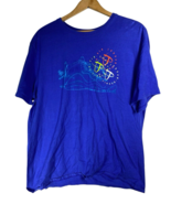 Air Jordan T Shirt Size XL Blue Tinker Sneaker Graphic Shoe Top Mens Nike - $744.77 MXN