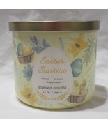 Kirkland&#39;s 14 oz Jar 3-Wick Candle up to 25 hours EASTER SUNRISE Lemon O... - $655.01 MXN