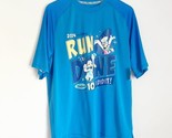 NWT Disneyland 2024 Run Disney T-shirt 10k Donald &amp; Daisy Blue Large - £20.59 GBP