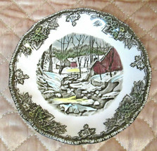 JOHNSON BROTHERS The Friendly Village THE ICE HOUSE Replacement Saucer NM - $15.00