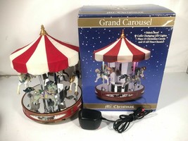 Mr Christmas Grand Carousel 15 Carols 15 Classics Animated Musical Displ... - $71.84