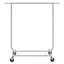 Heavy Duty Metal Clothing Garment Rack with Lockable Wheels - 250 lbs. C... - $3,193.94 MXN