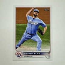 Jordan Lyles #376 Texas Rangers 2022 Topps Series 2 Baseball Trading Car... - $1.75