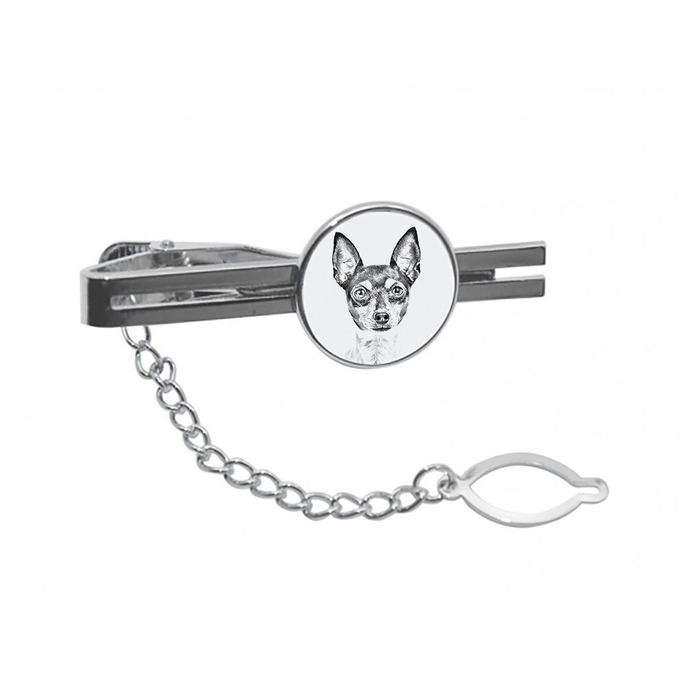 NEW! Toy Fox Terrier  - Tie pin with an image of a dog. - $10.99