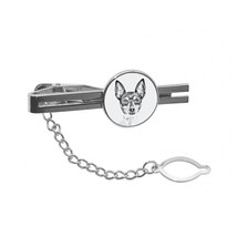 NEW! Toy Fox Terrier  - Tie pin with an image of a dog. - £8.83 GBP