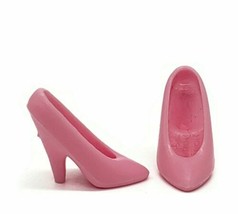 Barbie Mattel Pumps Pink Heels Shoes Doll Clothing Accessories Toy Hong ... - $12.73