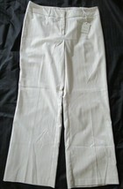 Van Heusen Modern Fit Beige Pin Stripe Stretch Pants  Size 10 NWT - $14.99