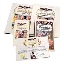 Snow White Masterpiece VHS Contents Deluxe Boxset &amp; Lithographs No Box - £63.87 GBP