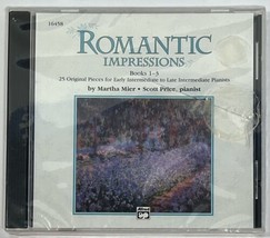Alfred Music - Romantic Impressions Martha Mier Books 1-3 (Audio CD 2000... - $12.95