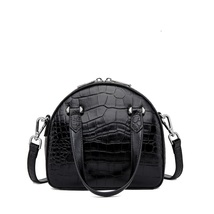 Sively genuine leather women s shoulder bags pattern handbag female elegant black women thumb200
