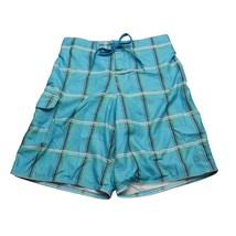 OP Shorts Mens Medium 32 - 34 Blue Board Swim Suit Trunks Pocket Ocean Pacific - £13.97 GBP