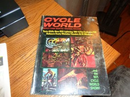August 1971 Cycle World Magazine - $223.03 MXN