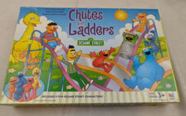 Sesame Street 2004 Chutes and Ladders Game Complete Milton Bradley plast... - $12.86