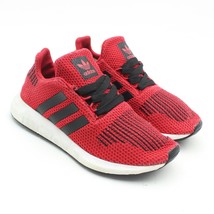 ADIDAS Swift Run Kids Red Athletic Running Shoes Youth Size 4 CG6926 - £23.66 GBP