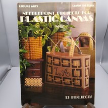 Vintage Plastic Canvas Patterns, Needlepoint Projects, Leisure Arts 1978 - $7.85