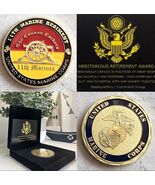 US MARINE CORPS - 11th REGIMENT Coin With Retirement Award OFFIC LIC 202... - $28.66