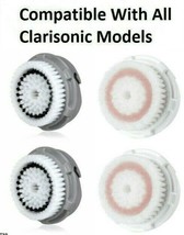 2 RADIANCE 2 NORMAL Facial Brush Head Replacements Mia Aria Fits All Clarisonic - £12.77 GBP