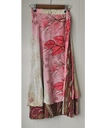 Upcycled Indian Sari Wrap Skirt S610 - $18.50