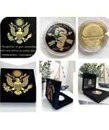 U.S. United States Army Special Forces Green Beret Gold Plated  Coin USA... - $509.17 MXN