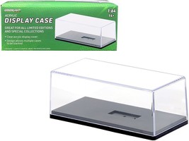 Collectible Acrylic Display Show Case with Black Plastic Base for 1/64 S... - $32.49