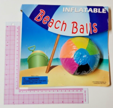 Vintage Vending Display Board Inflatable Beach Balls 0322 - £30.93 GBP