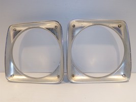 1972 - 76 Dodge Truck Headlight Bezels OEM 3494216 3494217 73 74 75 Ramcharger  - $67.50