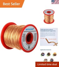 Precision 22 AWG Magnet Winding Wire - 1 lb Natural Copper with Insulation - $58.83 CAD