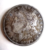 1921 S Morgan Silver Dollar - £24.31 GBP