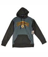 NWT NHL Boston Bruins Hockey Men&#39;s M Pullover Hoodie Sweatshirt Black Gray - $658.15 MXN